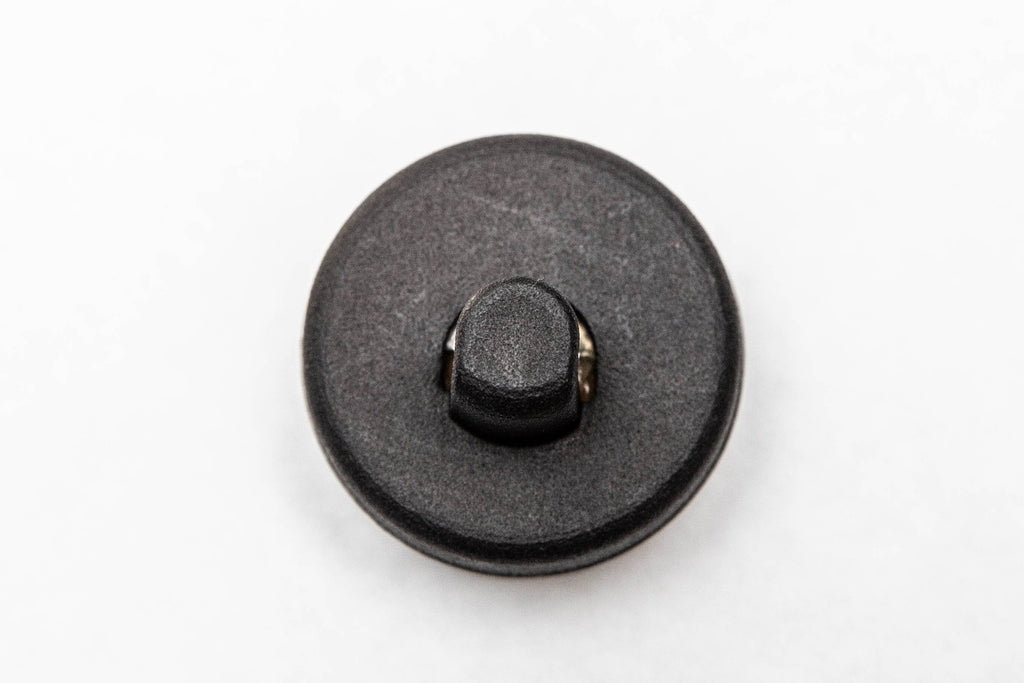 Front view of the magnetic wreath hook showing the hook on the round magnet